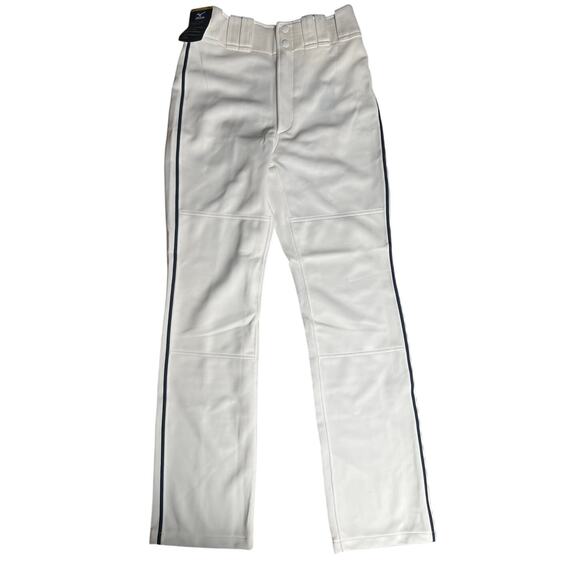NWT Mizuno Adult BB White Pants S Baseball and Softball Bottoms - Picture 1 of 8